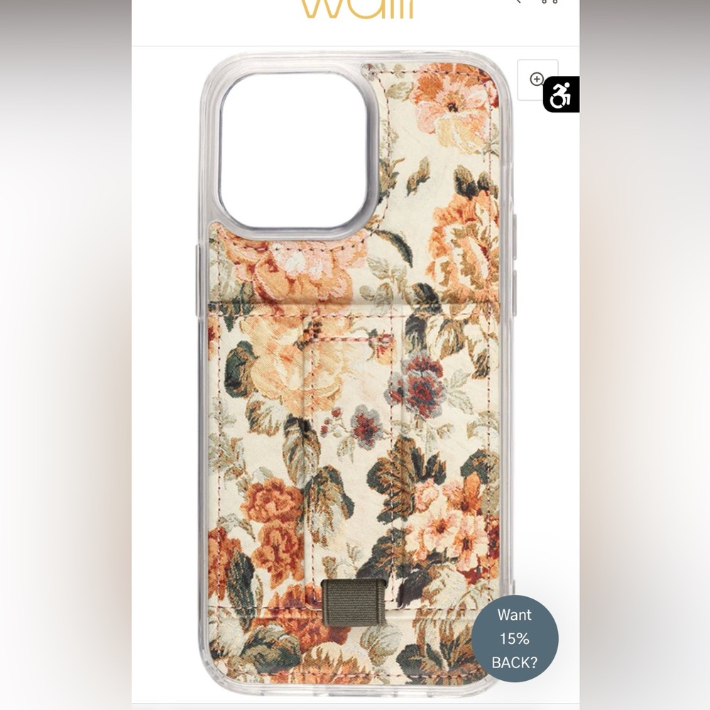 Brand new Wallicase - Foyer Floral - iPhone 14 Pro Max Case